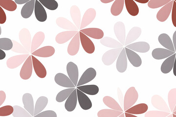 Floral pattern with soft hues creating a calming aesthetic in a modern design suitable for various applications