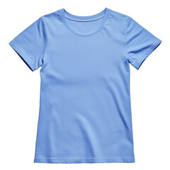 Light-blue women's t-shirt, blank