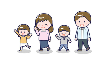 仲良し家族のおでかけ