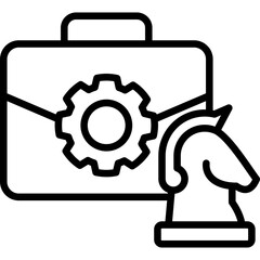Strategic Planning line icon