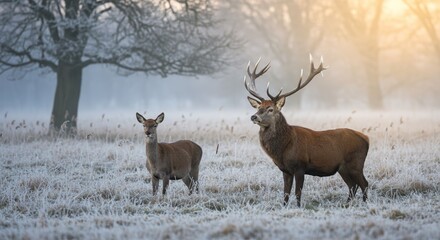 Fototapeta premium deer in the forest