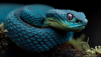 Fototapeta premium Venomous Snake in Focus