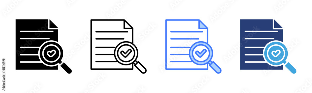 Poster Result icon sheet multiple style collection