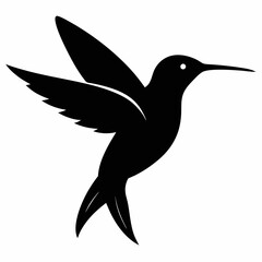 Classic Hummingbird Silhouette Logo