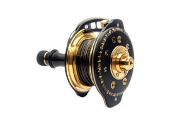 High-end fishing reel, intricate design