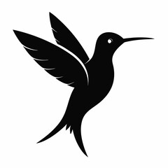 Classic Hummingbird Silhouette Logo