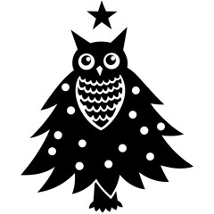 owl on a white background