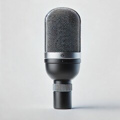 microphone on white background