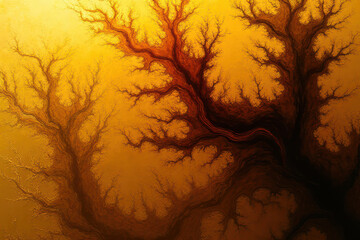 Mesmerizing Ink in Water: Gold & Khaki Swirls Create Dreamlike Patterns