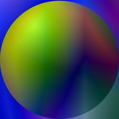 Colorful gradient circle mixing warm and cold shades.Perfect for digital design, decoration or graphic projects, offering a modern and fresh look.