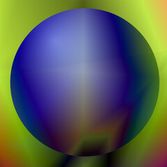color background in a circle. Ideal for digital design, decoration or graphic projects, offering a modern and fresh look.