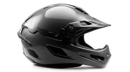 Fototapeta premium sleek black sports helmet with advanced protection features, designed for durability and safety
