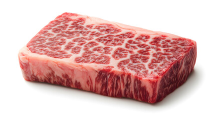 marbled beef steak with rich texture, perfect for grilling or gourmet cooking