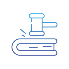Rules Of Law Vector icon