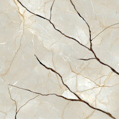 Obraz premium Beige Marble Texture with Brown Veins Close Up