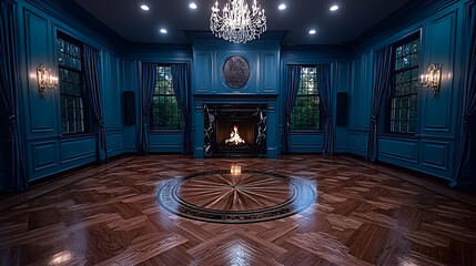 Fototapeta premium Luxurious Interior Design, Elegant Living Room