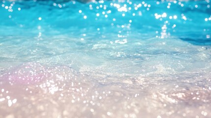 Tranquil water surface, soft light