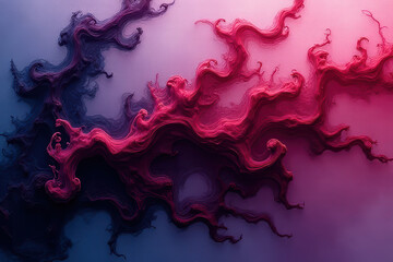 Obraz premium Mesmerizing Ink in Water: Abstract Photography of Swirling Colors and Movement