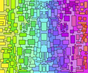 abstract background with squares