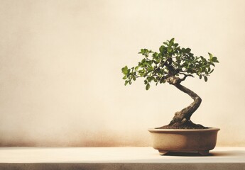 bonsai tree in pot