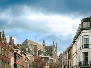 Obraz premium Cultural Heritage Explored: Journeying through Mons Timeless Street Scenes