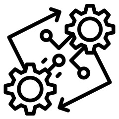 Combination icon in vector illustration