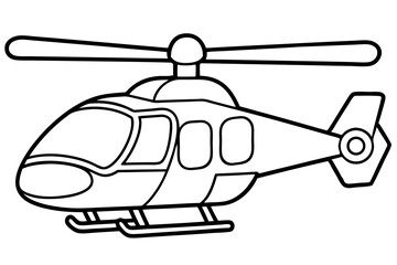 helicopter vector illustration