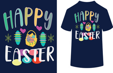 HAPPY EASTER-EASTER T-SHIRT DESIGN