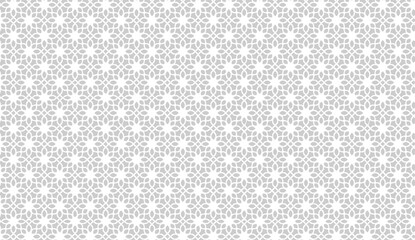 Seamless vector pattern featuring elegant floral shapes, perfect for backgrounds, textiles, and decorative applications