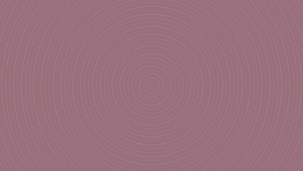 Simple, concentric circles pattern in muted mauve and beige
