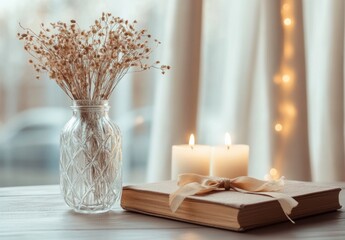 Fototapeta premium still life with candles