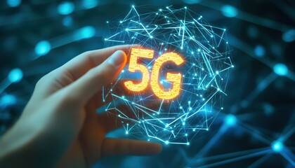 Exploring The Fusion Of Hand Touching Telecommunication Network And Wireless Mobile Internet Technology With 5g Lte Data Connection For Global Business, Fintech, And Blockchain.