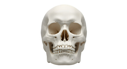 Obraz premium human skull isolated on white, PNG