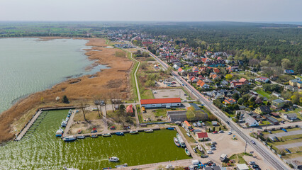 Kąty Rybackie Port nad zalewem wiślanym