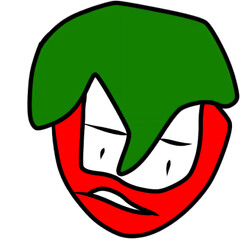 red chili icon illustration