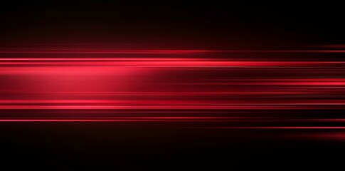 Red line of light speed motion background. red fast movement background design faster. concept texture of digital technology speedy move and space black