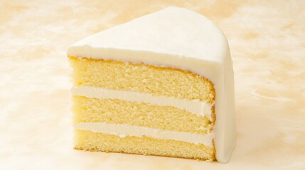 admirable vanilla cake artistry, remarkable vanilla cake skills, creamy frosting swirls, delectable vanilla cake slice, indulgent vanilla cake experience, delicious vanilla cake texture exquisite