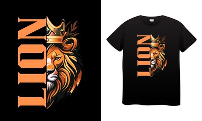 t shirt design with lion © Fariya
