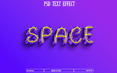 Text effect design.
