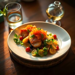 A vibrant and appetizing dish made with fresh, high-quality ingredients, styled to perfection. Ideal for food blogs, menus, cookbooks, or culinary content. A perfect blend of color, texture, and flavo