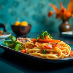 A vibrant and appetizing dish made with fresh, high-quality ingredients, styled to perfection. Ideal for food blogs, menus, cookbooks, or culinary content. A perfect blend of color, texture, and flavo