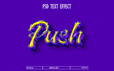 Text effect design.
