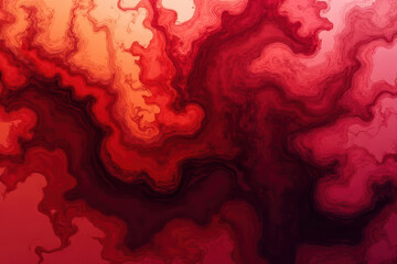 Mesmerizing Ink in Water: Abstract Photography of Maroon and Sienna Swirling Patterns