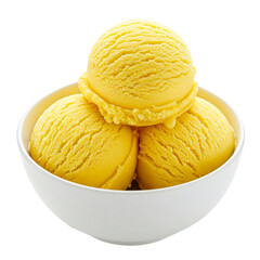 ice cream on transparent background
