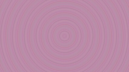 Concentric circles design in muted mauve