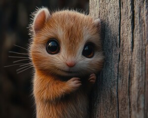 Obraz premium Adorable small animal portrait