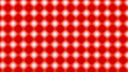 Abstract geometric pattern of red and white, blurred hexagons