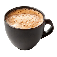 Obraz premium A cup of hot coffee with crema