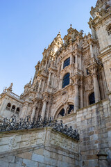 Obraz premium Fachada barroca de la Catedral de Santiago