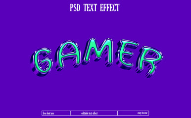 Text effect design.